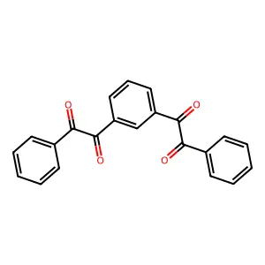 1-[3-(2-oxo-2-phenylacetyl)phenyl]-2-phenylethane-1,2-dione structure