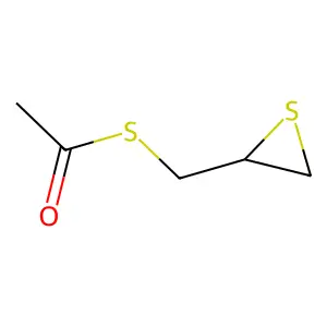 Thioacetic acid S-2,3-epithiopropyl ester structure