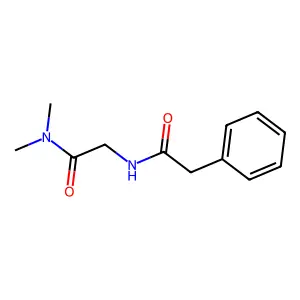 N,N-Dimethyl-2-(2-phenylacetamido)acetamide structure
