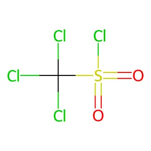 Trichloromethanesulfonyl chloride structure