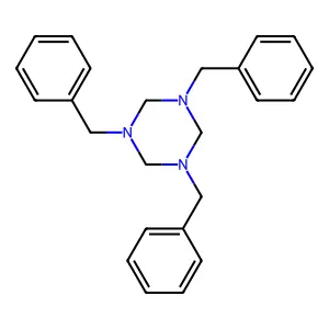 1,3,5-Tribenzylhexahydro-1,3,5-triazine structure