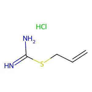Carbamimidothioic acid, 2-propenyl ester, monohydrochloride structure