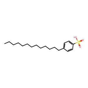 Benzenesulfonic acid, tridecyl- structure