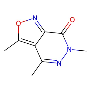 3,4,6-trimethyl-[1,2]oxazolo[3,4-d]pyridazin-7-one structure