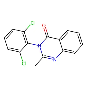 Compound C15H10Cl2N2O structure