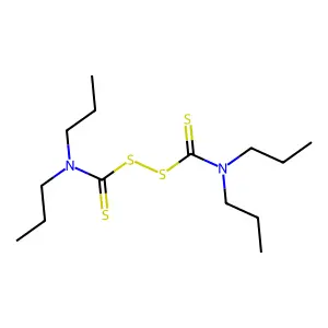 DISULFIDE, BIS(DIPROPYLTHIOCARBAMOYL) structure