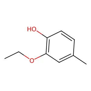 2-Ethoxy-4-methylphenol structure