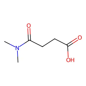 N,N-Dimethylsuccinamic acid structure