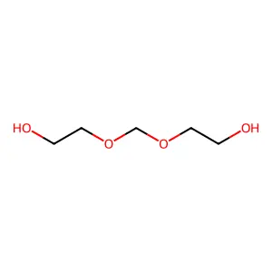 Ethanol, 2,2'-[methylenebis(oxy)]bis- structure