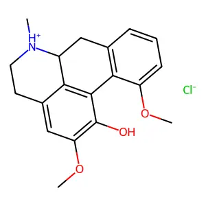 Isothebaine hydrochloride structure