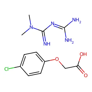 Compound C12H18ClN5O3 structure