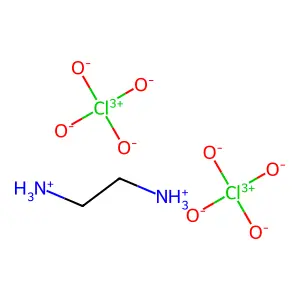 Ethylene diamine diperchlorate structure