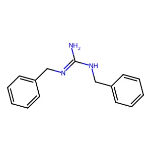1,2-dibenzylguanidine structure