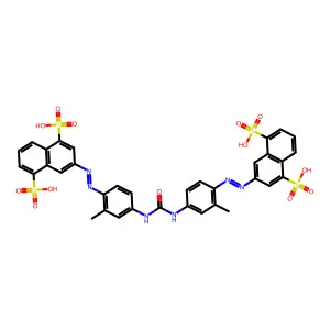 1,5-Naphthalenedisulfonic acid, 3,3'-[carbonylbis[imino(2-methyl-4,1-phenylene)azo]]bis- structure