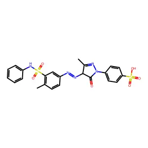 Compound C23H21N5O6S2 structure