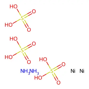 Sulfuric acid, ammonium nickel(2+) salt (3:2:2) structure