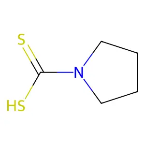 Pyrrolidine dithiocarbamate structure