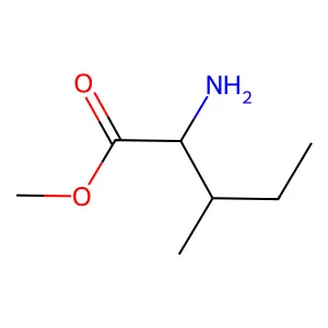 methyl (2S,3S)-2-amino-3-methylpentanoate structure