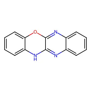 12H-quinoxalino[2,3-b][1,4]benzoxazine structure
