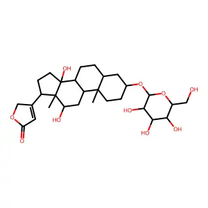 Digoxigenin-beta-D-glucosid structure