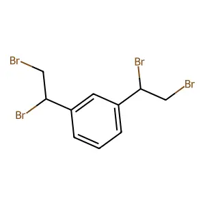 1,3-Bis(1,2-dibromoethyl)benzene structure