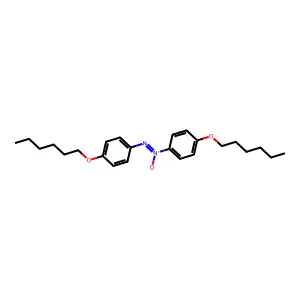 (4-hexoxyphenyl)-(4-hexoxyphenyl)imino-oxidoazanium structure