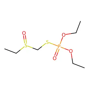 Phorate oxon sulfoxide structure