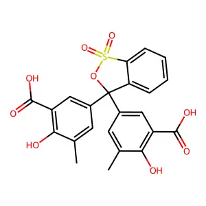 Compound C23H18O9S structure