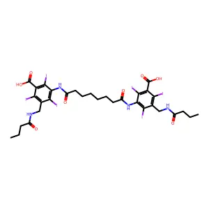 Compound C32H36I6N4O8 structure