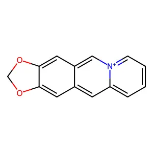 1,3-Benzodioxolo[5,6-b]quinolizinium(8CI,9CI) structure