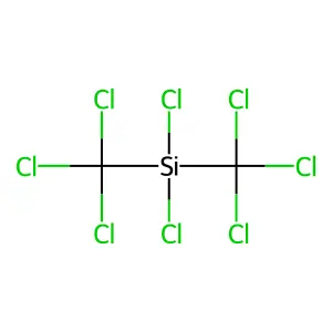 Dichlorobis(trichloromethyl)silane structure