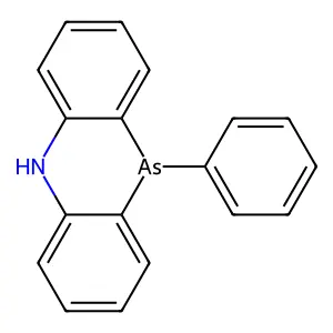10-phenyl-5H-phenarsazinine structure