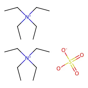 Tetraethylammonium sulphate structure