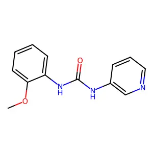 1-(2-methoxyphenyl)-3-pyridin-3-ylurea structure