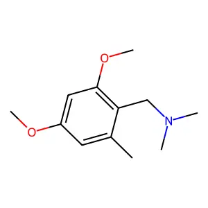 1-(2,4-dimethoxy-6-methylphenyl)-N,N-dimethylmethanamine structure