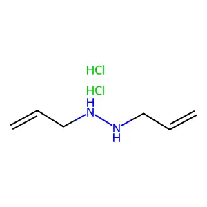 1,2-Diallylhydrazine dihydrochloride structure
