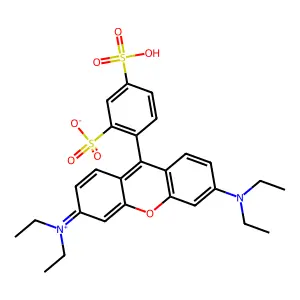Lissamine rhodamine B structure