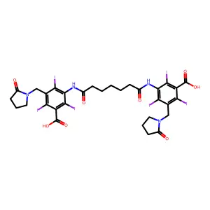 Compound C31H30I6N4O8 structure