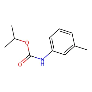Isopropyl m-tolylcarbamate structure