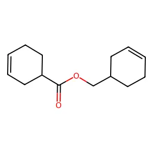 cyclohex-3-en-1-ylmethyl cyclohex-3-ene-1-carboxylate structure