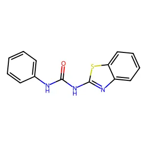 1-(1,3-benzothiazol-2-yl)-3-phenylurea structure