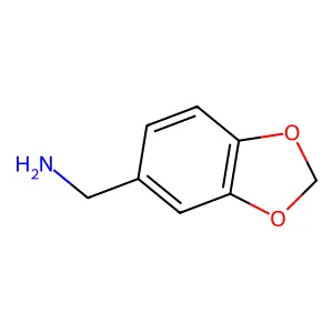 1,3-Benzodioxole-5-methanamine structure