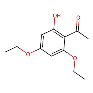 1-(2,4-diethoxy-6-hydroxyphenyl)ethanone structure