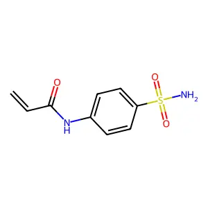 N-(4-sulfamoylphenyl)prop-2-enamide structure