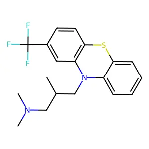 Trifluomeprazine structure