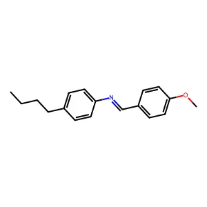 N-(4-butylphenyl)-1-(4-methoxyphenyl)methanimine structure