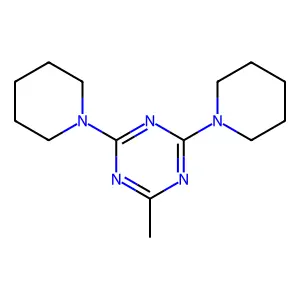 s-Triazine, 2,4-dipiperidino-6-methyl- structure