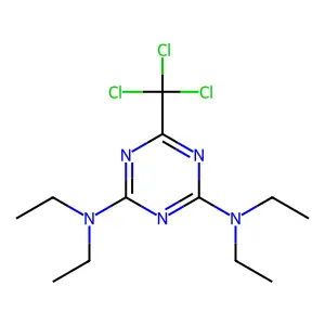 Compound C12H20Cl3N5 structure