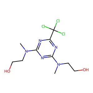 Compound C10H16Cl3N5O2 structure