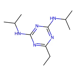 s-Triazine, 4,6-bis(isopropylamino)-2-ethyl- structure